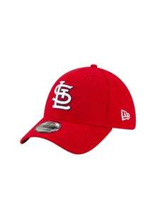 New Era St. Louis Cardinals Red 39Thirty Men's Baseball Cap Red - Red - View 1