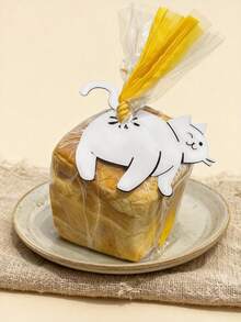 POKOJA LAND 猫屁股面包夹 - 3D打印趣味厨房工具，塑料袋夹，可爱动物收纳配件，创意家居装饰礼物，轻巧设计，宠物爱好者必备 - 彩色 - 查看 6