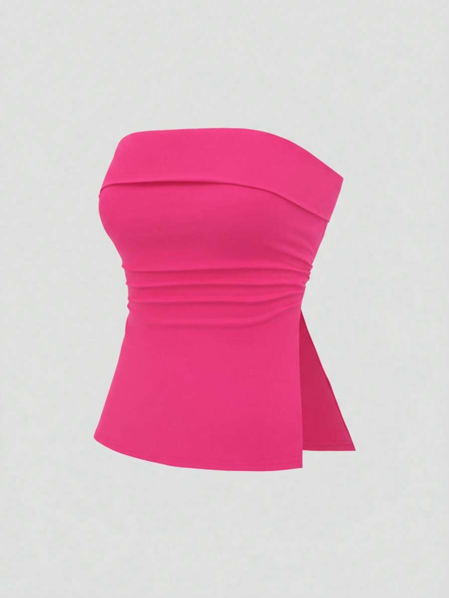 Women Tops - Hot Pink - View 1
