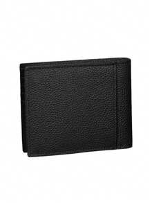 Calvin Klein Foil Emboss Leather Men's Wallet Black