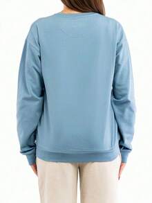Women's Sweatshirt Blue - BLUE SHADOW - View 2