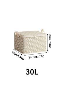 1pc Oversized 150L Liter Fabric Storage Box For Bedding, Sheets, Clothes, And Underwear - Portable, Lightweight, With Zipper And Handle, Easy To Carry, Used For Under Bed Storage,Multiple Sizes To Choose From - Multicolor - View 6