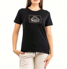 Kappa Women's T-Shirts Black - Black - View 1
