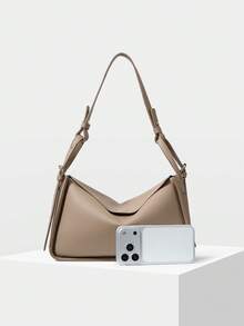 MOTF PREMIUM 女士包 THE HORSE CLEMENTINE 包 - 卡其色 - 查看 4