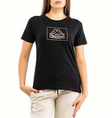 Kappa Women's T-Shirts Black - Black - View 1