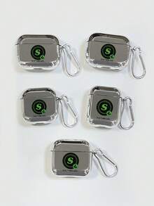 HARRY POTTER X SHEIN Potterverse 银色光滑款，饰有魔法世界蛇屋风格的“S”字母和蛇纹图案，配有银钩。 - 銀色 - 查看 3