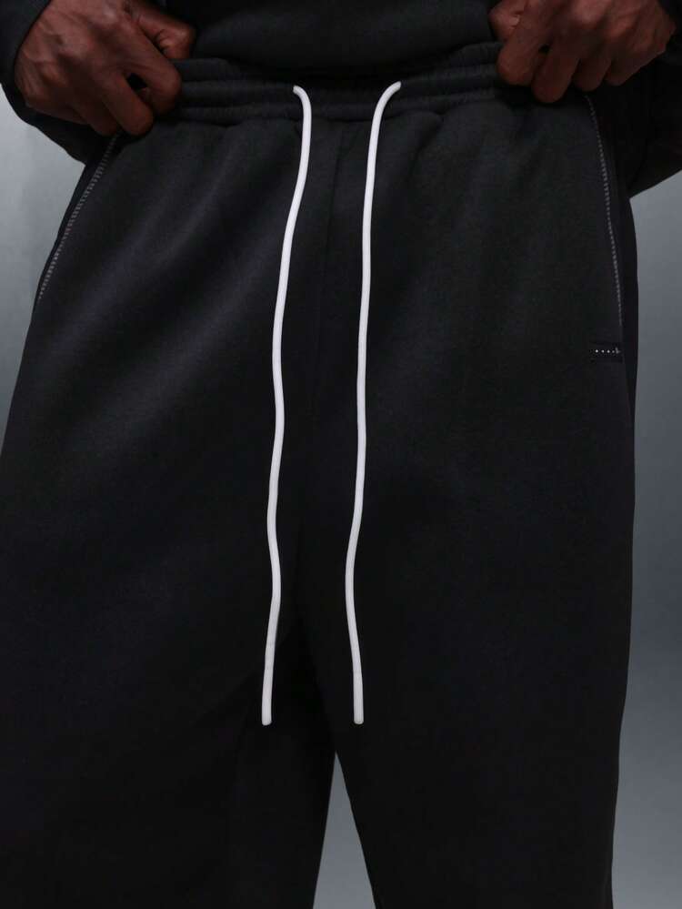 PLAYBOY X SUMWON Ensemble sweat à capuche oversize et pantalon de jogging avec surpiqûres contrastées