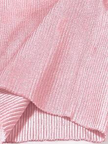 SHEIN Raffinéa Y2K Elegant Outdoor Knitted Pullover Sweater, Suitable For Commuting, Holiday, And Daily Wear - Baby Pink - View 8