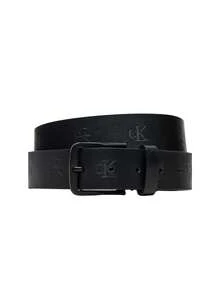 Calvin Klein Classic Flat Men's Belt Black - 黑色 - 查看 1