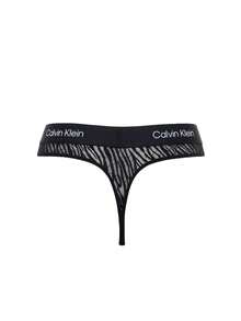 Calvin Klein Women's Briefs - Black White - View 2