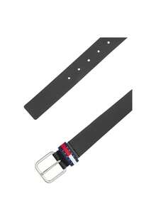 Tommy Hilfiger Leather Men's Belt Black - Black - View 4