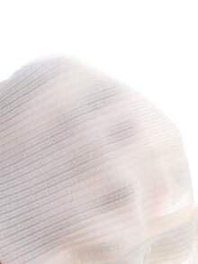 新生女宝宝白色长袖蕾丝领拼布粉色蝴蝶结连衣裙秋冬新款优雅复古可爱面料舒适 - 淺粉色 - 查看 7