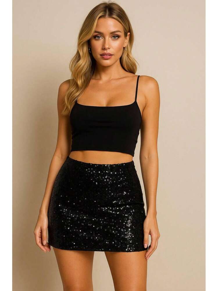 Women Skirts - Black - View 1