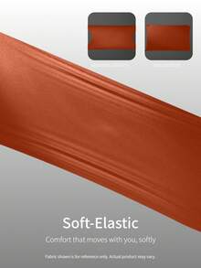 Sylviya Áo ống ôm sát màu trơn, kiểu dáng thường ngày dành cho nữ, thích hợp cho mùa hè và kỳ nghỉ. - Màu Cam cháy - Xem 7