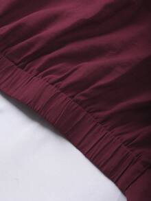 Franclia Váy dài chữ A màu trơn cạp cao xẻ tà xếp ly cài nút cỡ lớn dành cho nữ, phong cách đường phố Pháp thanh lịch, tối giản, cổ điển kiểu Úc, trang phục thường ngày ở nhà, thích hợp cho Halloween, Giáng sinh, Lễ tạ ơn, Tiệc trà chiều, những dịp trang trọng, Tụ họp gia đình, Mùa thu/Đông - Màu Tím - Xem 4