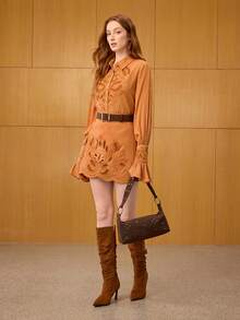 MOTF PREMIUM WOMEN'S SHOULDER BAG - Coffee Brown - View 6