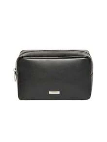 Calvin Klein Plaque Men's Wrist Bag Black - Black - View 1
