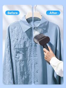 Teckwe Powerful Handheld Fabric Steamer, Garment Steamer 2-In-1 Ironing & Wrinkle Remover, Lightweight For Home, Office And Travel-EU Plug - EU C Type Plug(220-240V) - View 3