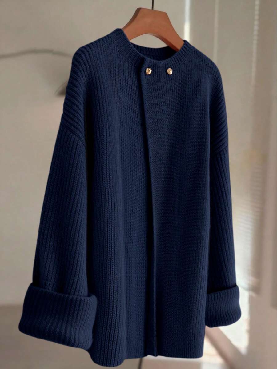 GlowEve 新款时尚女士开衫，欧美时尚百搭简约时尚针织上衣