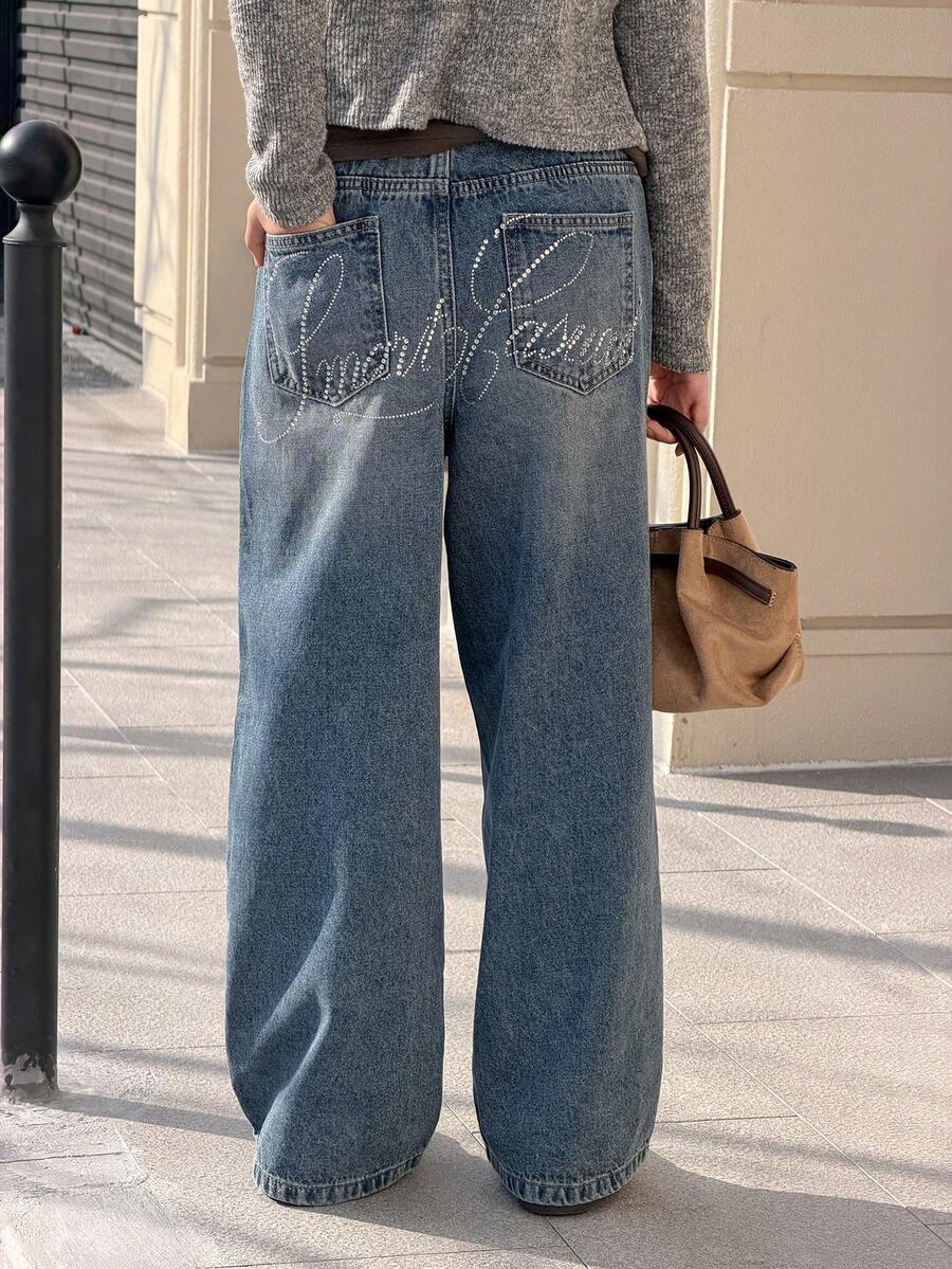 DAZY Tween Girls' Denim Jeans - Blue - View 1