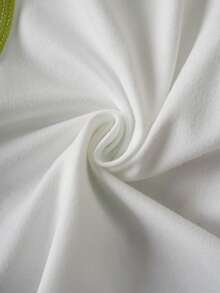 Nick 90s | SHEIN Young Boy Comfortable Cute Cartoon Figure Graphic Contrast Trim Tank Top, Summer - Blue and White - View 9