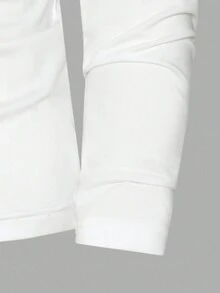 SHEIN Vacaura 2pcs/Set Tween Boy Basic Turtleneck T-Shirt Chic For Autumn/Winter Fall - Multicolor - View 4