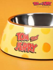 TOM & JERRY X PETSIN 现代风格双层宠物食盆，结合了不锈钢和光滑的密胺材质，防滑易清洁设计 - 彩色 - 查看 7