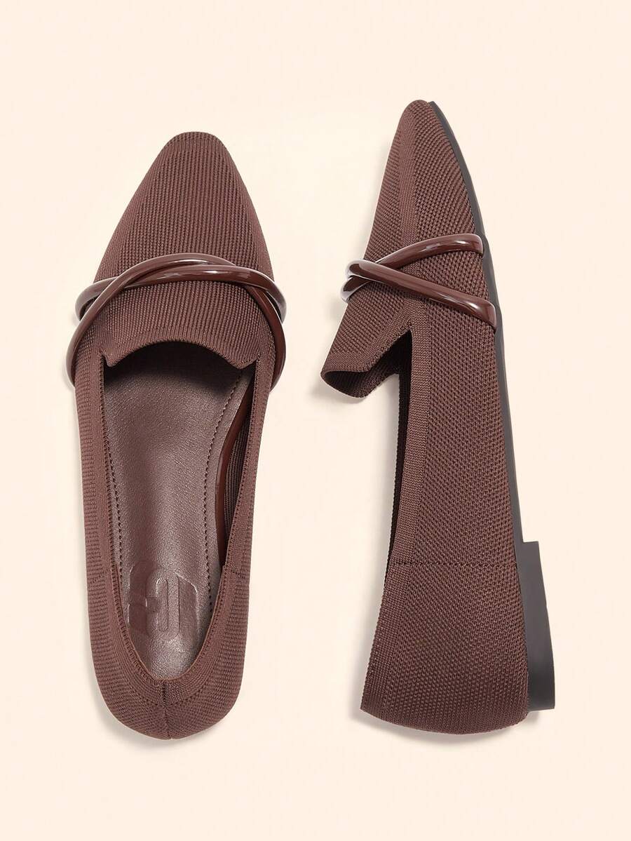 CUCCOO BASICS Women's Casual Versatile Commuter Pointed Toe Flats For Christmas