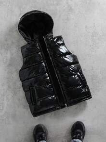 Coolqubz Quilted Padded Sleeveless Padded Coat For Teenage Boys, Winter,Unisex