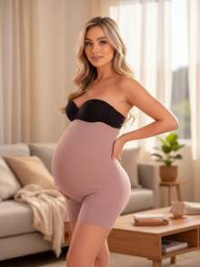 Maternity Shapewear - Brown - View 2