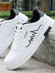 Men Sneakers - Black and White - View 4