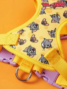 TOM & JERRY X PETSIN 1 pieza Arnés con hebilla decorativa para mascotas