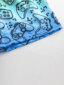 Fantacosmos Tween Boys' Ombre Printed Swimwear - Multicolor - View 4