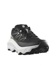 Salomon Ultar Flow 2 Women's Sneakers Black / White / Agave Green L47883700 - Black and White - View 2