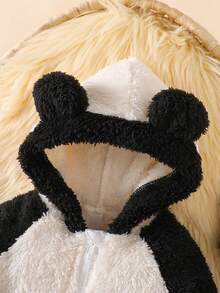 SHEIN Set di tutine per neonati autunno/inverno, nuovo outfit autunnale per bebè, tuta con stampa di panda per bambini