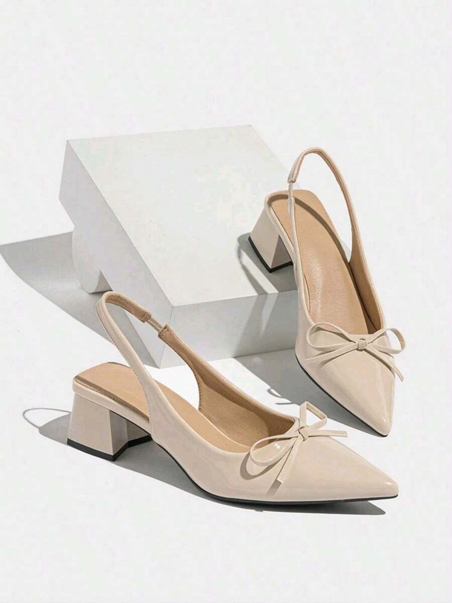 Women Heeled Sandals - Apricot - View 1
