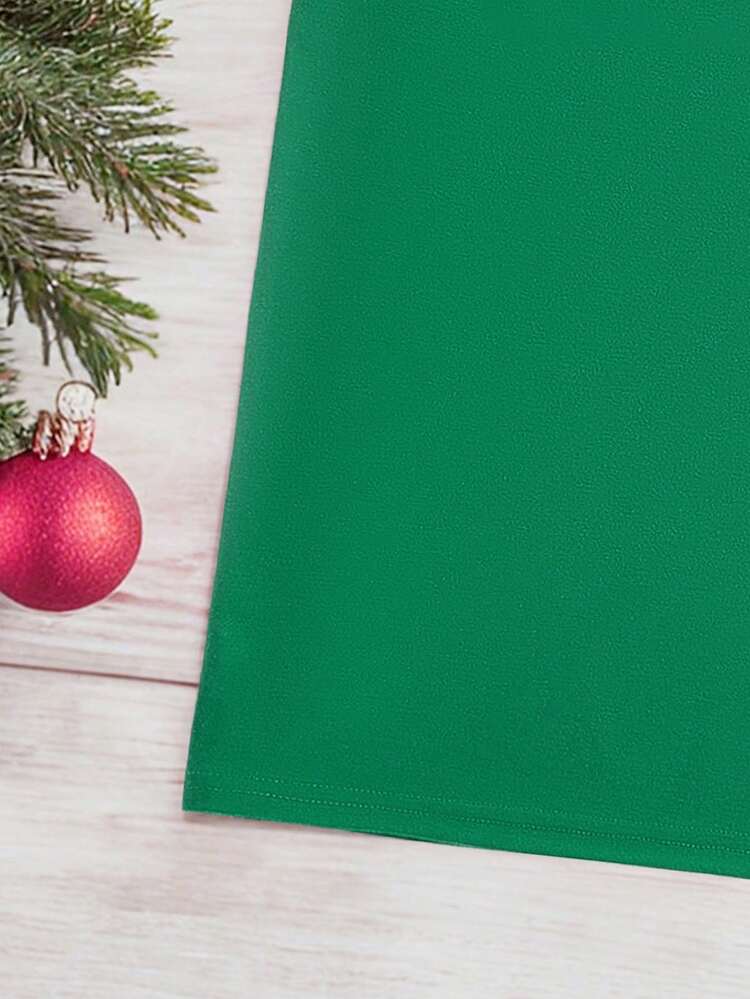 Manfinity Homme 2026 New Year Slogan Print Green Short Sleeve Casual T-Shirt For Men - Green - View 4