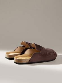 女士休闲百搭通勤简约平底鞋 - 摩卡棕 - 查看 4