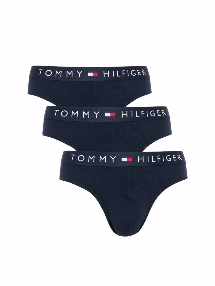 Tommy Hilfiger 3 Pack Men's Briefs - Des Sky/Des Sky/Des Sky - View 1