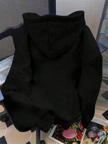 Women Sweatshirts - Black - View 2