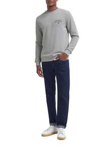 Tommy Hilfiger Men's Round Neck Sweatshirt Grey - Medium Grey - View 3