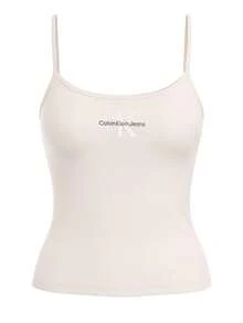 Calvin Klein Women's Strappy Tank Top Pink - White - View 4