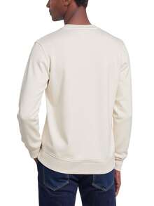 Tommy Hilfiger Men's Crew Neck Sweatshirt Beige - Cream - View 2
