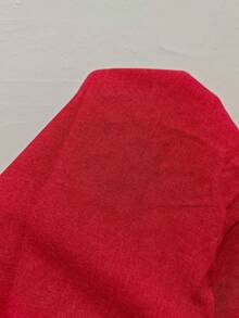 Franclia Áo khoác Blazer nữ cổ bẻ dài tay kẻ sọc xám chắp vá - Màu Đỏ Sâu - Xem 6