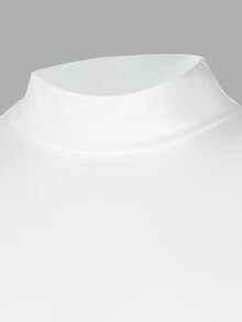 SHEIN Vacaura 2pcs/Set Tween Boy Basic Turtleneck T-Shirt Chic For Autumn/Winter Fall - Multicolor - View 3