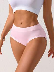 NudeFit 7条/包 女士舒适纯色简约比基尼内裤 - 彩色 - 查看 5