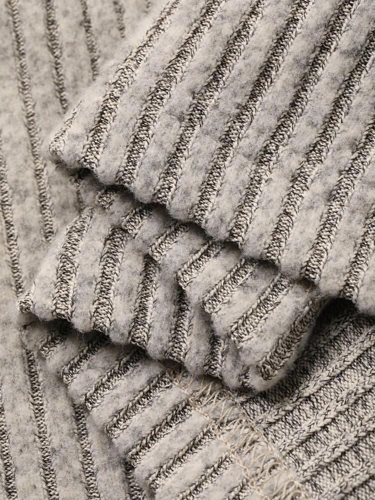 Tween Girl Contrast Trim Double-Breasted Top And Wide Leg Pants Set