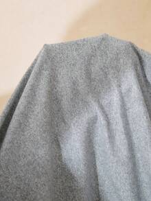 SHEIN Slumberist 三件套撞色花卉蕾丝边柔软磨毛荷叶边垂领吊带上衣、裤子和腰带睡袍睡衣套装，女士灰色睡衣套装，冬季服装 - 灰色 - 查看 7