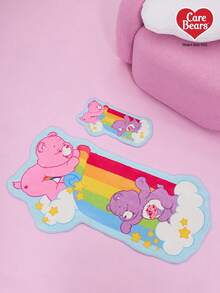 Care Bear X Joivida Thảm trải sàn hình gấu dễ thương cầu vồng, thảm nhà tắm ở cửa phòng tắm, thảm ngủ trưa cho thú cưng, quà tặng cho việc cải tạo nhà mới - Thảm cầu vồng - Xem 7