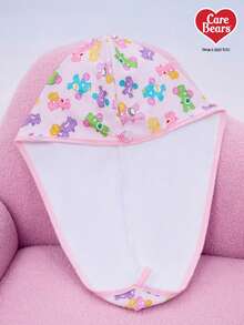 Care Bear X Joivida 1个彩色小熊全印花干发帽，白色亲肤吸水保暖珊瑚绒毛巾 - 彩色 - 查看 2